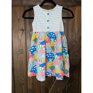 Mini Boden Sleeveless Sea Ocean Fish Dress